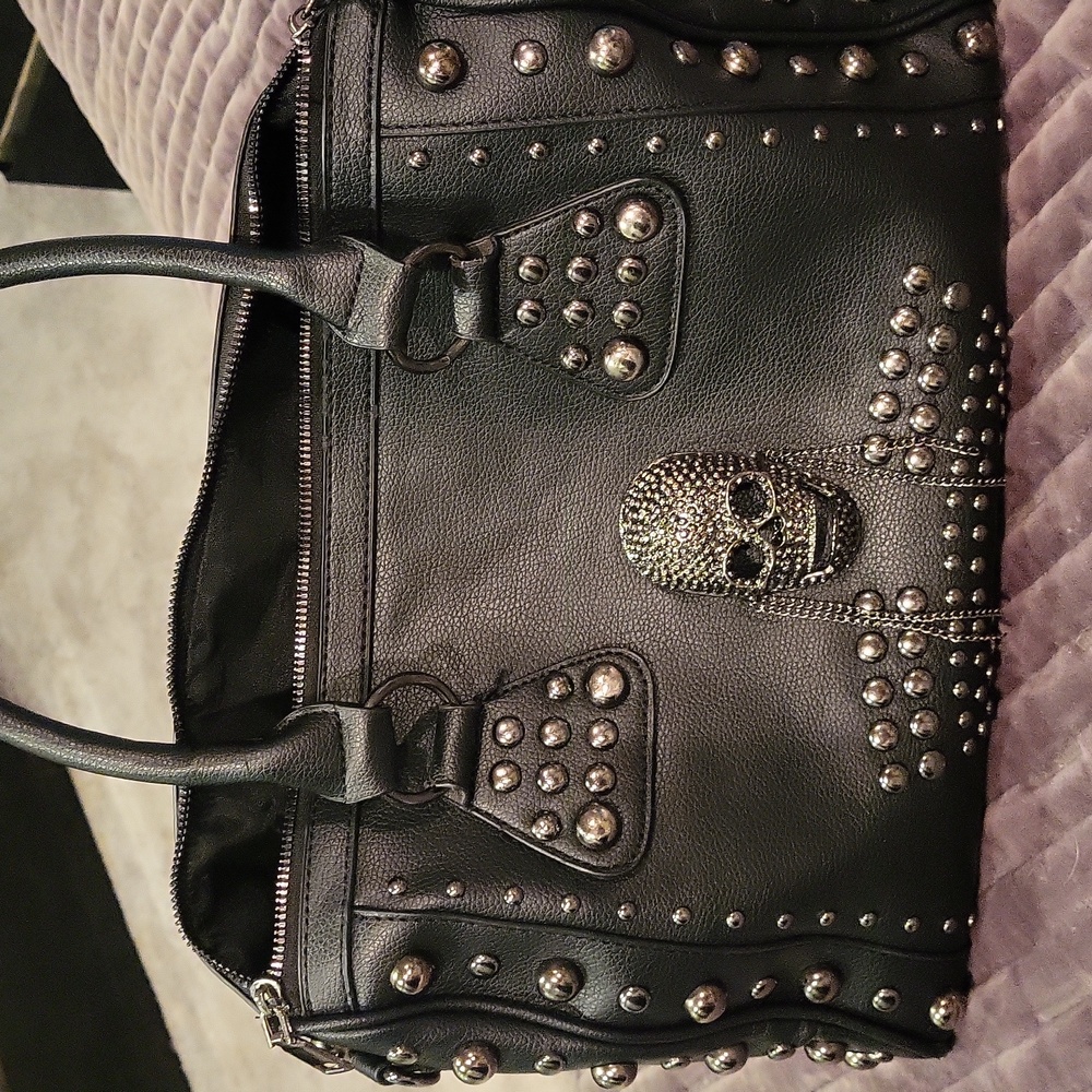 Skull Studded Purse